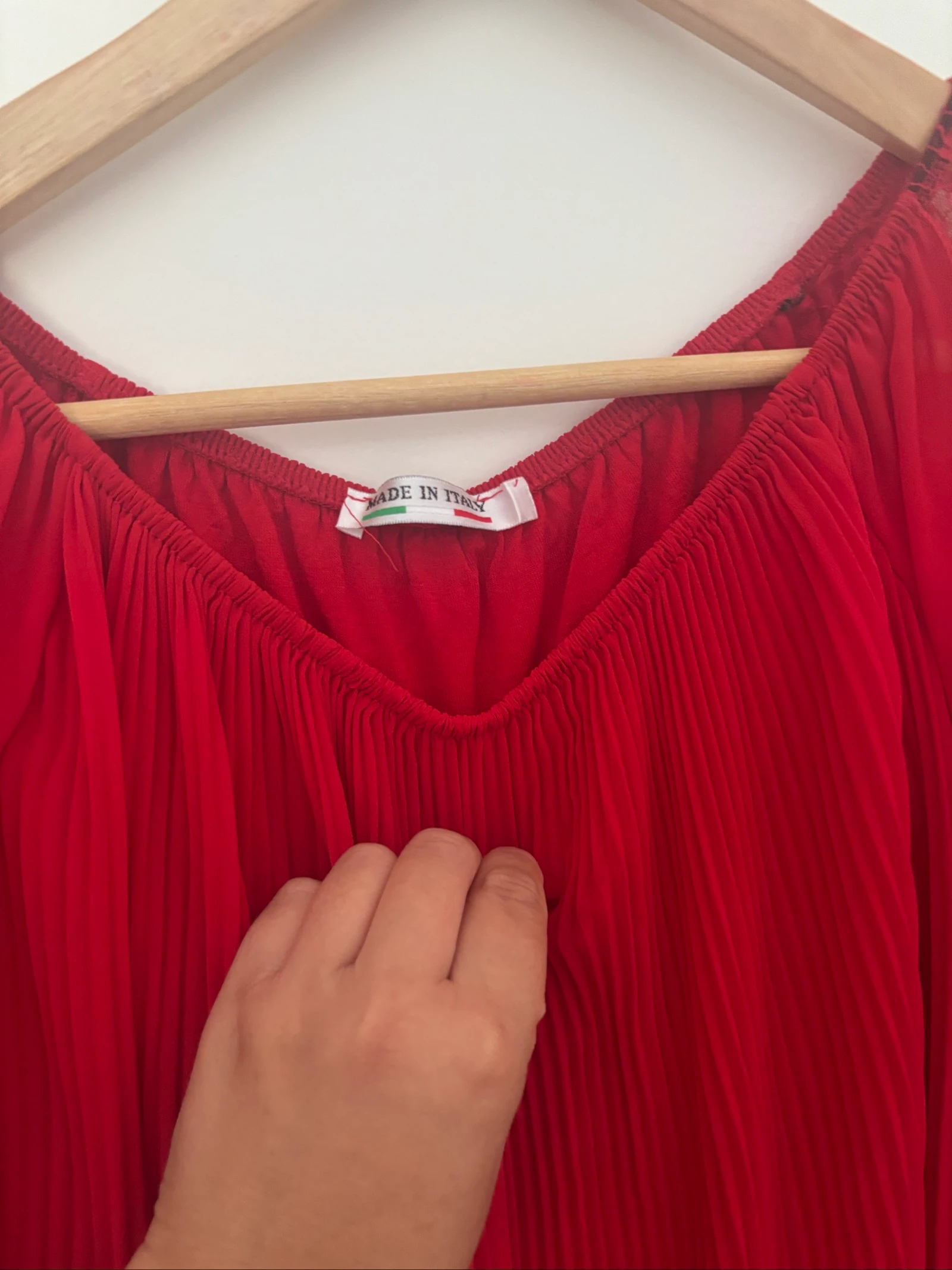175/ Red Blouse - Independent Boutique - Size 38 – photo 3